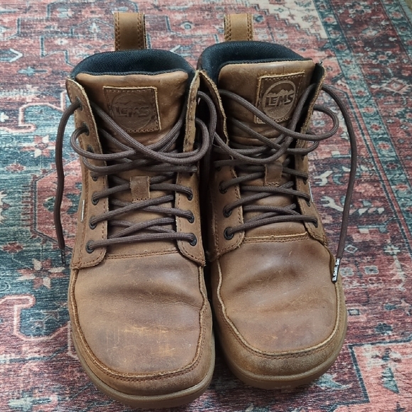 Lem's Brown Leather Boots - Picture 9 of 11